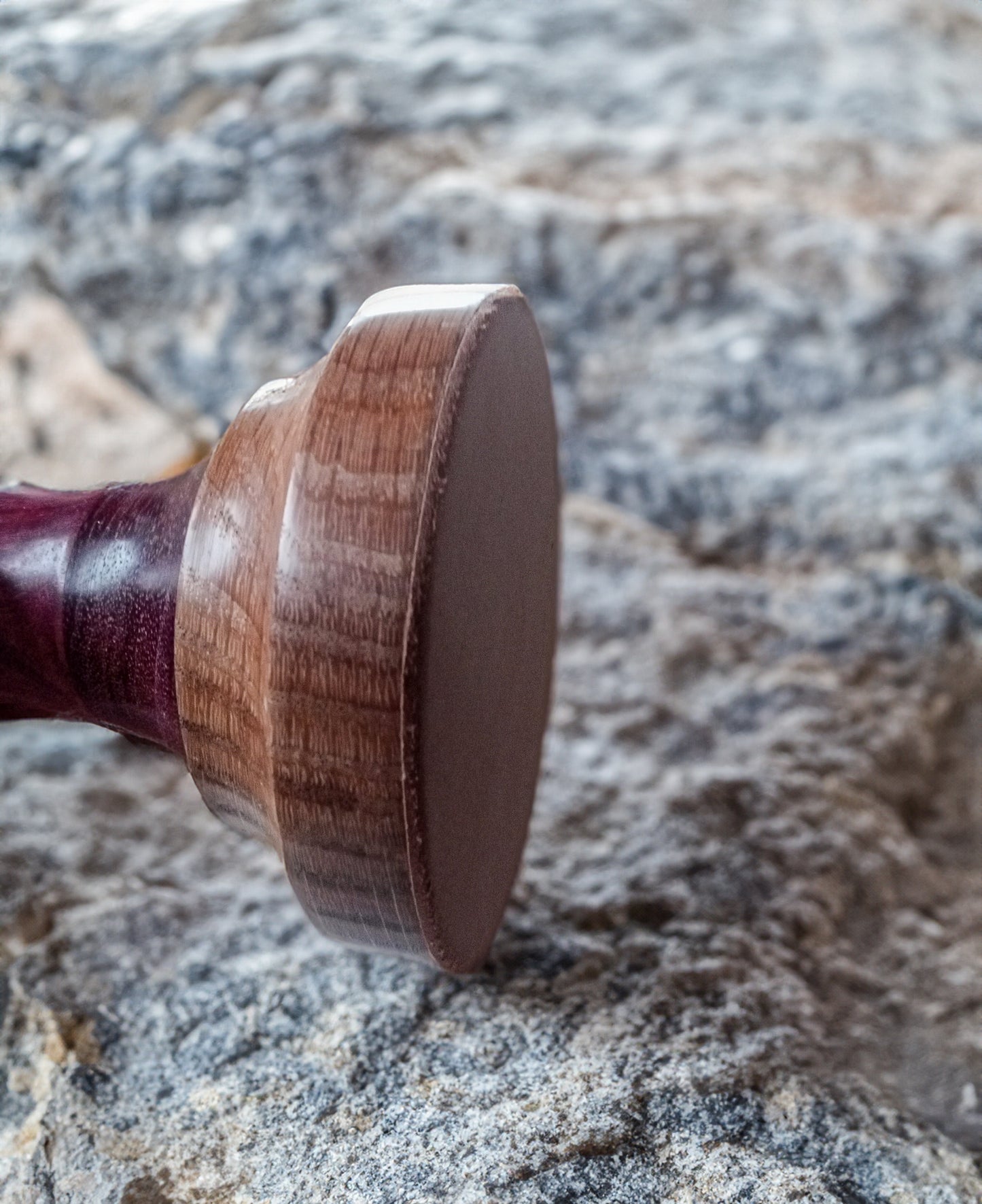 Purpleheart Wood Candle Holders